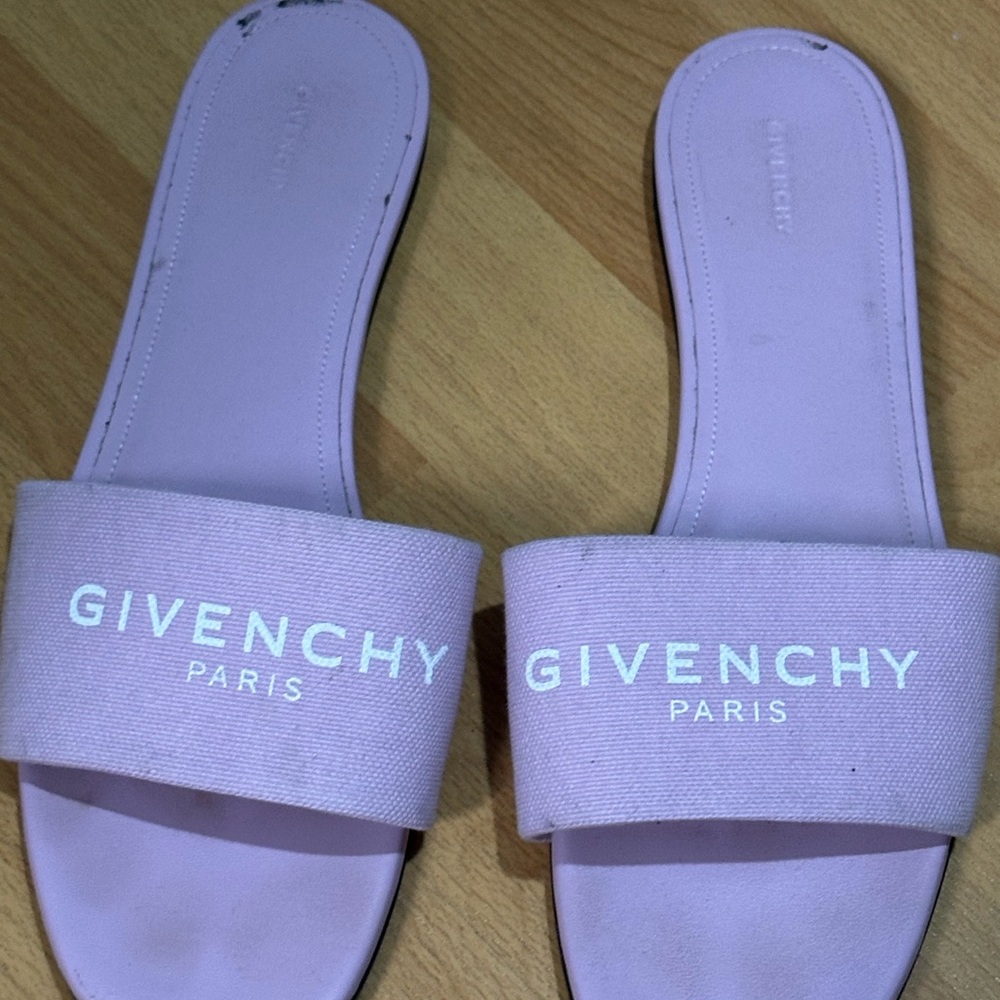Givenchy Women's Pink Slide Sandals Size 38.5 - Picture 4 of 4
